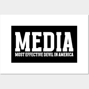 Media, Most Effective Devil In America. Posters and Art